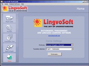 LingvoSoft FlashCards English <-> Indonesian for W 1.5.08 screenshot